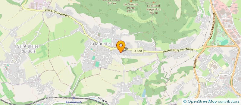 localisation de l'entreprise SCI DU PRIEURE A.F  LA MURETTE