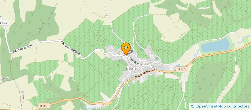 localisation de l'entreprise SCI DU PRIEURE DE BAUDON  BEINE