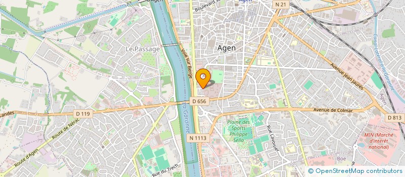 localisation de l'entreprise SCI DU PRIEURE SAINT ESPRIT  AGEN