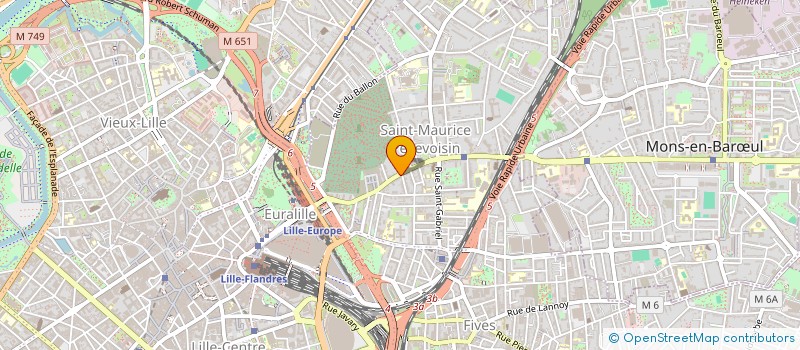 localisation de l'entreprise SCI DU PRIEZ à LILLE