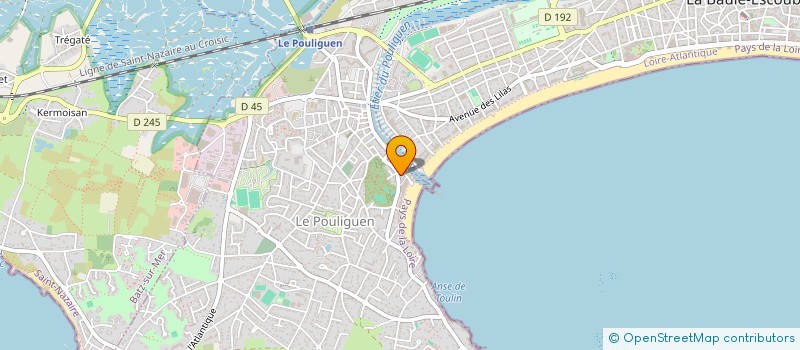 localisation de l'entreprise SCI DU PRINCE  LE POULIGUEN