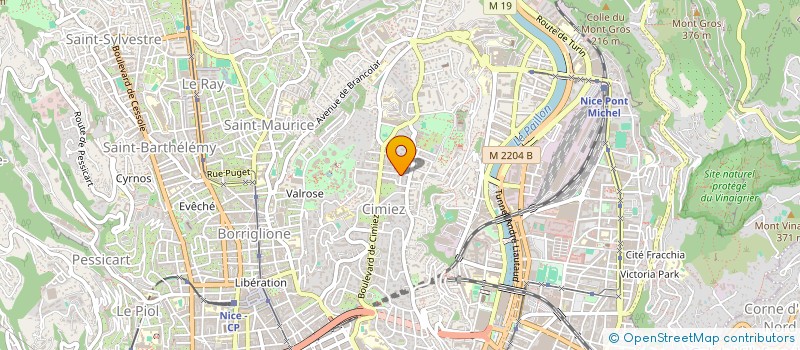 localisation de l'entreprise SCI DU PRINCE à NICE