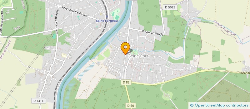 localisation de l'entreprise SCI DU PRINCE  SEINE-PORT