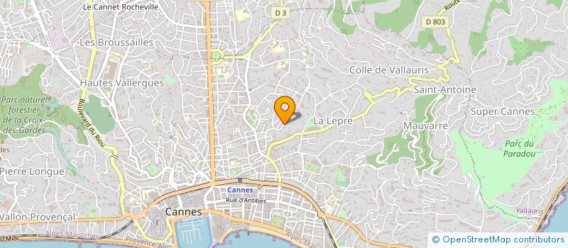 localisation de l'entreprise SCI DU PRINCE DE GALLES NUMERO 39 à CANNES