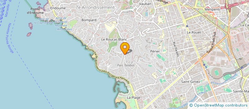localisation de l'entreprise SCI DU PRINCE DE GLOUPIR à MARSEILLE