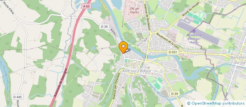 localisation de l'entreprise SCI DU PRINCE NOIR  AIRE-SUR-L'ADOUR