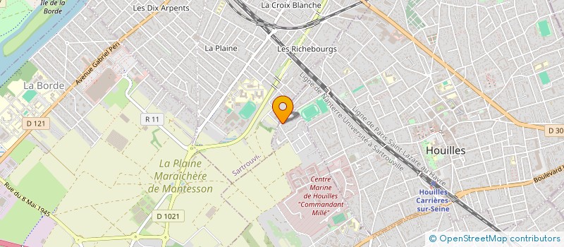 localisation de l'entreprise SCI DU PRINTEMPS 17  CARRIERES-SUR-SEINE