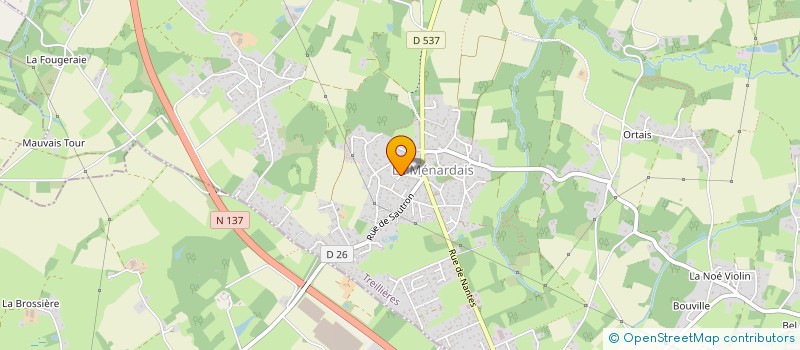 localisation de l'entreprise SCI DU PRINTEMPS  TREILLIERES