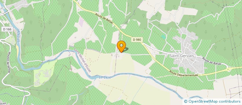 localisation de l'entreprise SCI DU PRINTEMPS  SAINT-GERVAIS