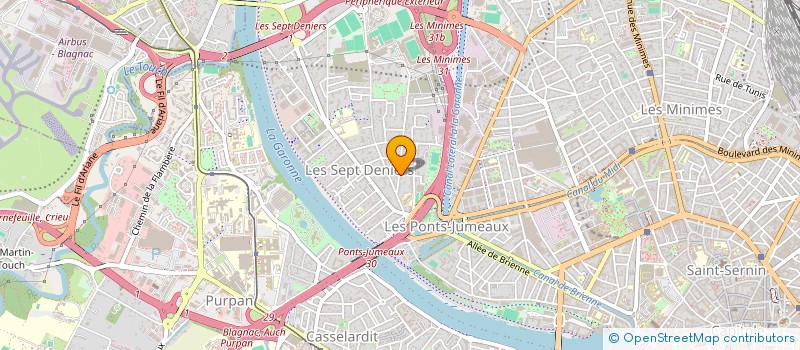 localisation de l'entreprise SCI DU PRINTEMPS à TOULOUSE