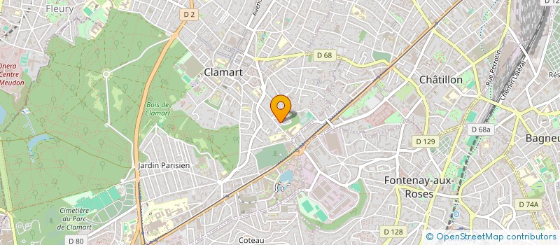 localisation de l'entreprise SCI DU PRINTEMPS  CLAMART