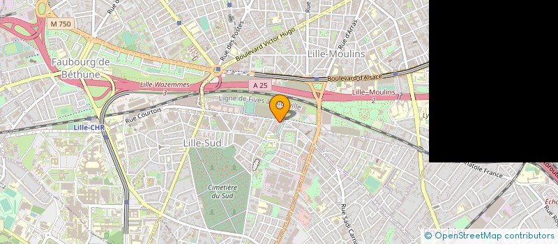 localisation de l'entreprise SCI DU PROGRES à LILLE