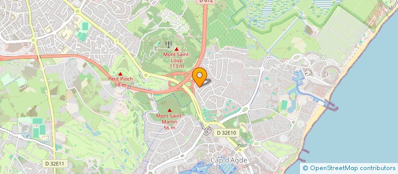 localisation de l'entreprise SCI DU PROGRES  AGDE