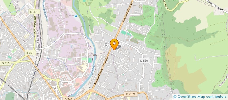 localisation de l'entreprise SCI DU PROGRES  DESERTINES