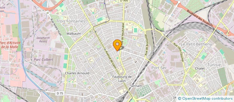 localisation de l'entreprise SCI DU PROMENOIR DES PRETRES  REIMS