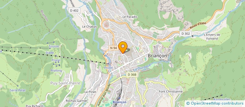 localisation de l'entreprise SCI DU PROREL à BRIANCON