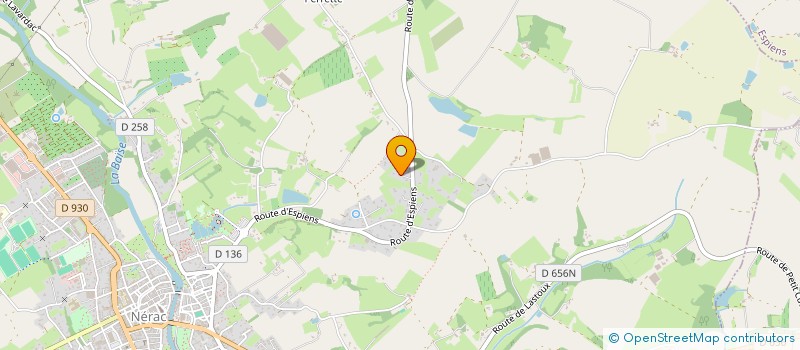 localisation de l'entreprise SCI DU PUCH  NERAC