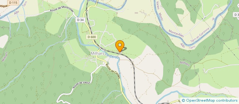 localisation de l'entreprise SCI DU PUECH  ITZAC