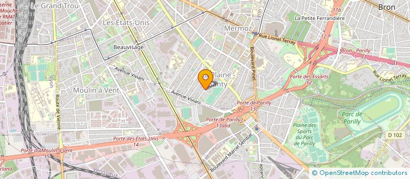 localisation de l'entreprise SCI DU PUISARD  LYON