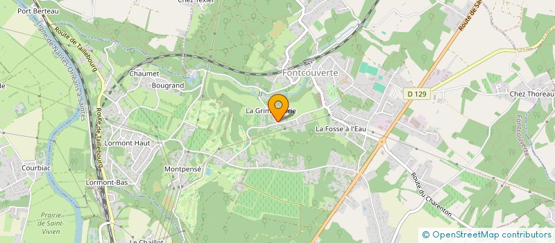 localisation de l'entreprise SCI DU PUIT GIBAUD  FONTCOUVERTE