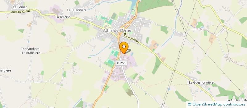 localisation de l'entreprise SCI DU PUITS à ATHIS-VAL DE ROUVRE