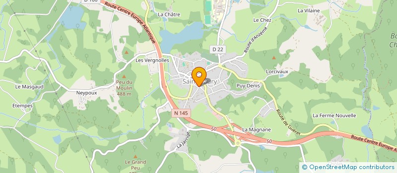 localisation de l'entreprise SCI DU PUITS  SAINT-VAURY