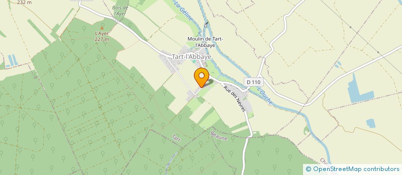 localisation de l'entreprise SCI DU PUITS  TART