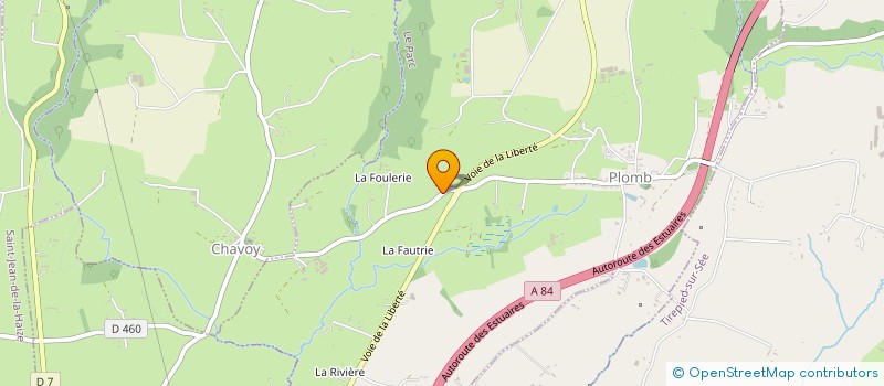 localisation de l'entreprise SCI DU PUITS  LA LANDE-D'AIROU