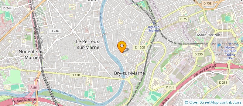 localisation de l'entreprise SCI DU PUITS  BRY-SUR-MARNE
