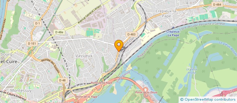 localisation de l'entreprise SCI DU PUITS  CALUIRE-ET-CUIRE