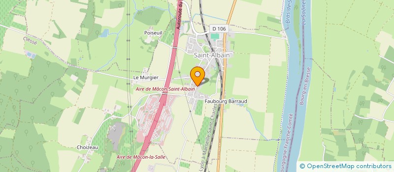 localisation de l'entreprise SCI DU PUITS  SAINT-ALBAIN