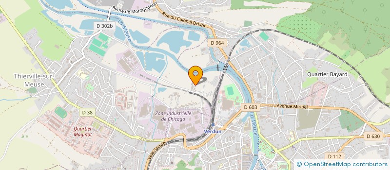 localisation de l'entreprise SCI DU PUITS à THIERVILLE-SUR-MEUSE