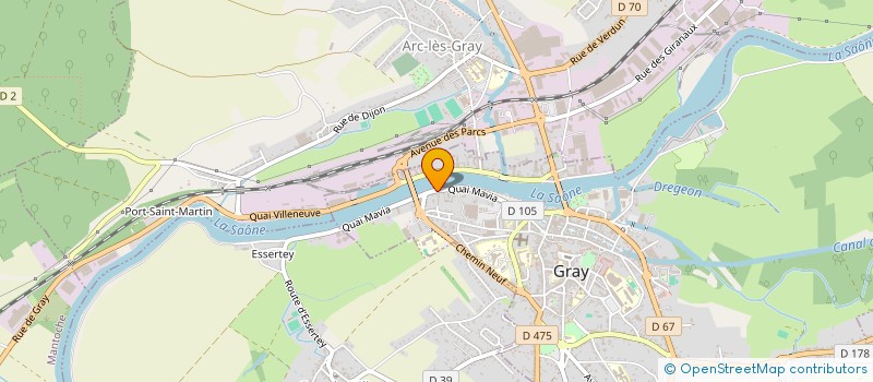 localisation de l'entreprise SCI DU PUITS à GRAY