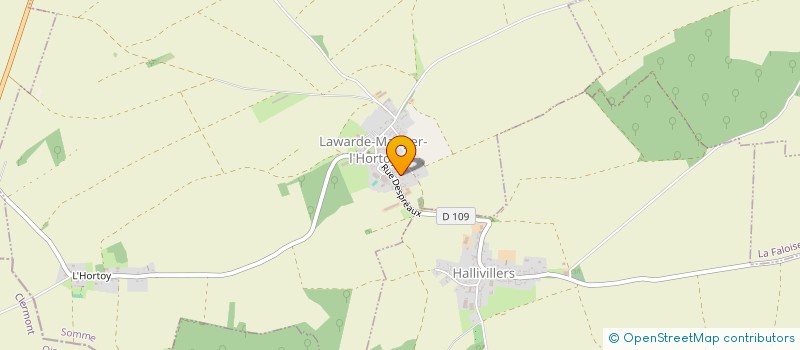 localisation de l'entreprise SCI DU PUITS  LAWARDE-MAUGER-L'HORTOY