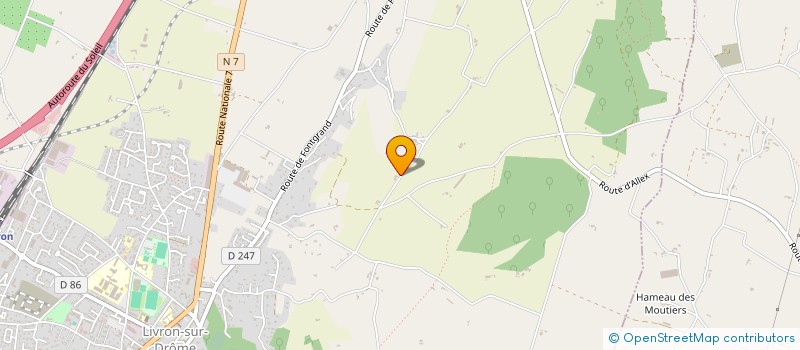 localisation de l'entreprise SCI DU PUITS  LIVRON-SUR-DROME