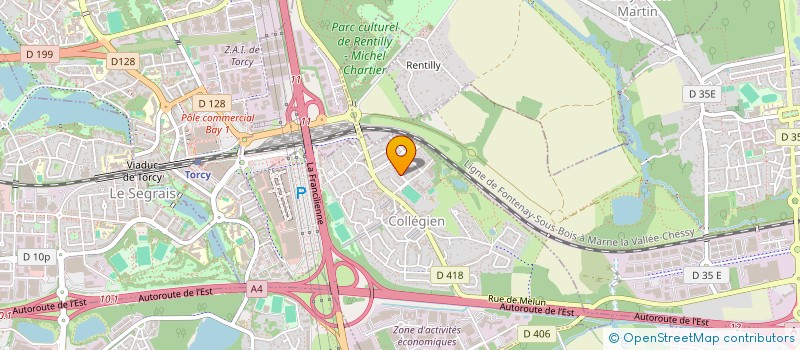 localisation de l'entreprise SCI DU PUITS  COLLEGIEN