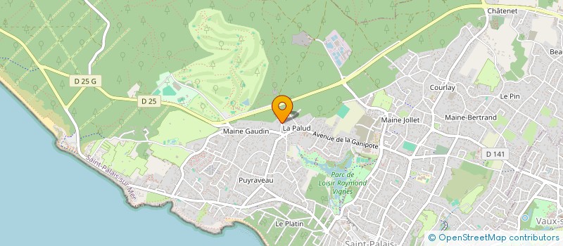 localisation de l'entreprise SCI DU PUITS  SAINT-PALAIS-SUR-MER