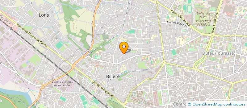 localisation de l'entreprise SCI DU PUITS  BILLERE