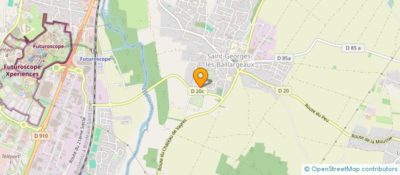 localisation de l'entreprise SCI DU PUITS  SAINT-GEORGES-LES-BAILLARGEAUX