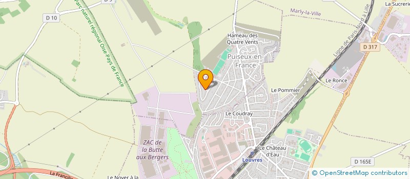 localisation de l'entreprise SCI DU PUITS  PUISEUX-EN-FRANCE