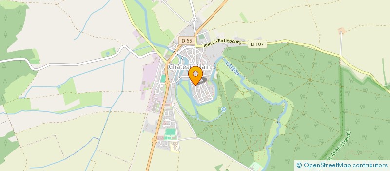 localisation de l'entreprise SCI DU PUITS AUX LOUPS à CHATEAUVILLAIN