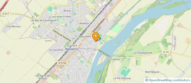 localisation de l'entreprise SCI DU PUITS CHAUMONT  BEAUGENCY
