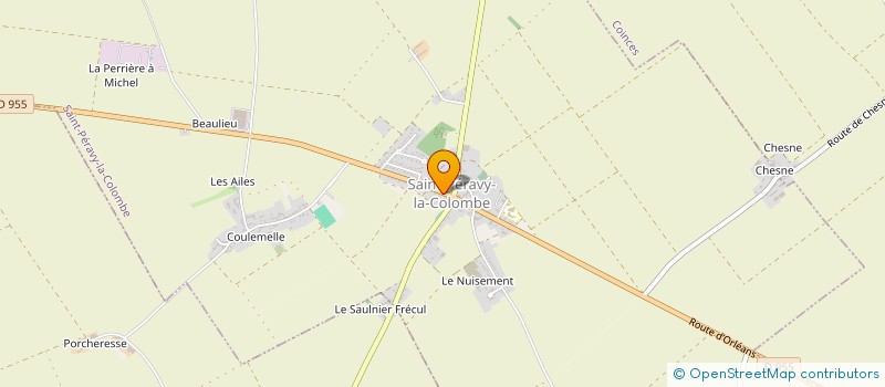 localisation de l'entreprise SCI DU PUITS CREUZE à SAINT-PERAVY-LA-COLOMBE