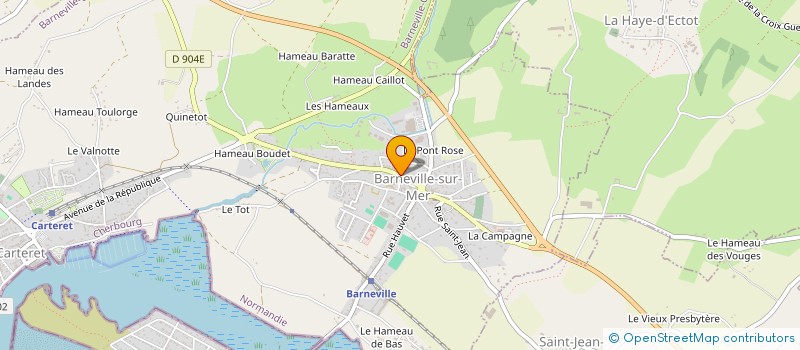 localisation de l'entreprise SCI DU PUITS CROSNIER  BARNEVILLE-CARTERET