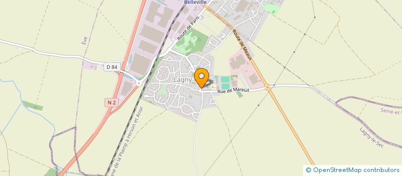 localisation de l'entreprise SCI DU PUITS D'OTHIS  LAGNY-LE-SEC