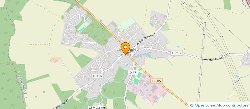 localisation de l'entreprise SCI DU PUITS DE L ECHELLE  LE CHATELET-EN-BRIE