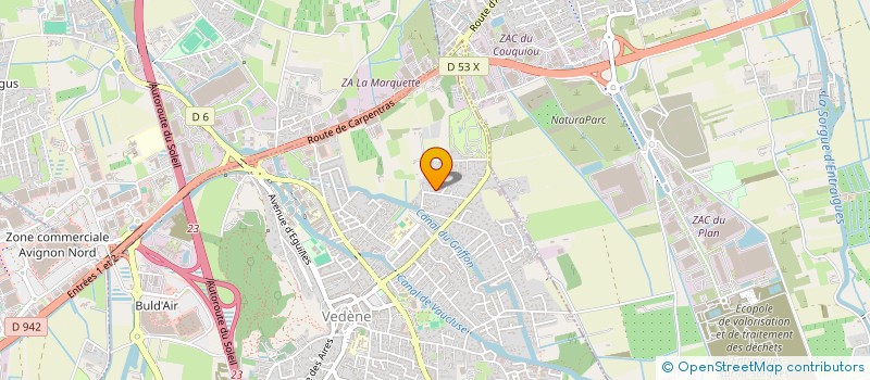 localisation de l'entreprise SCI DU PUITS DE LA CROIX  VEDENE