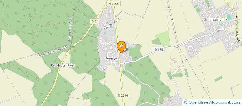 localisation de l'entreprise SCI DU PUITS DE LA FORGE  GUICHAINVILLE