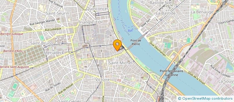 localisation de l'entreprise SCI DU PUITS DESCAZEAUX  BORDEAUX