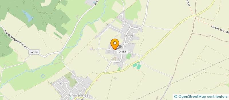 localisation de l'entreprise SCI DU PUITS DU FOUR  CHEVANNES